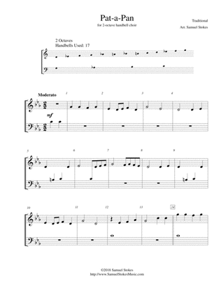 Pat-a-Pan - for 2-octave handbell choir