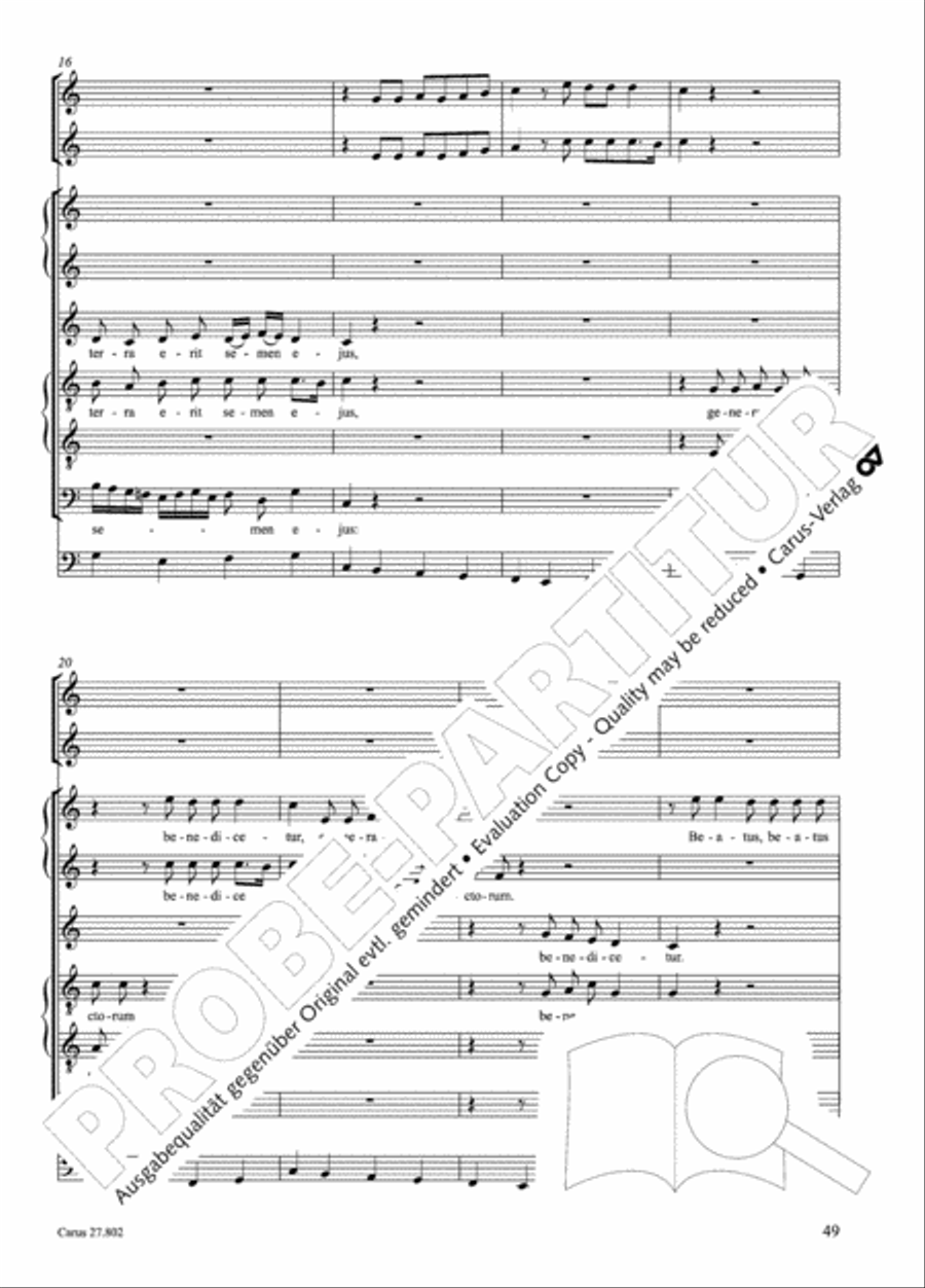 Salmi I (Selva morale e spirituale) Collection / Songbook scores gallery preview page 74