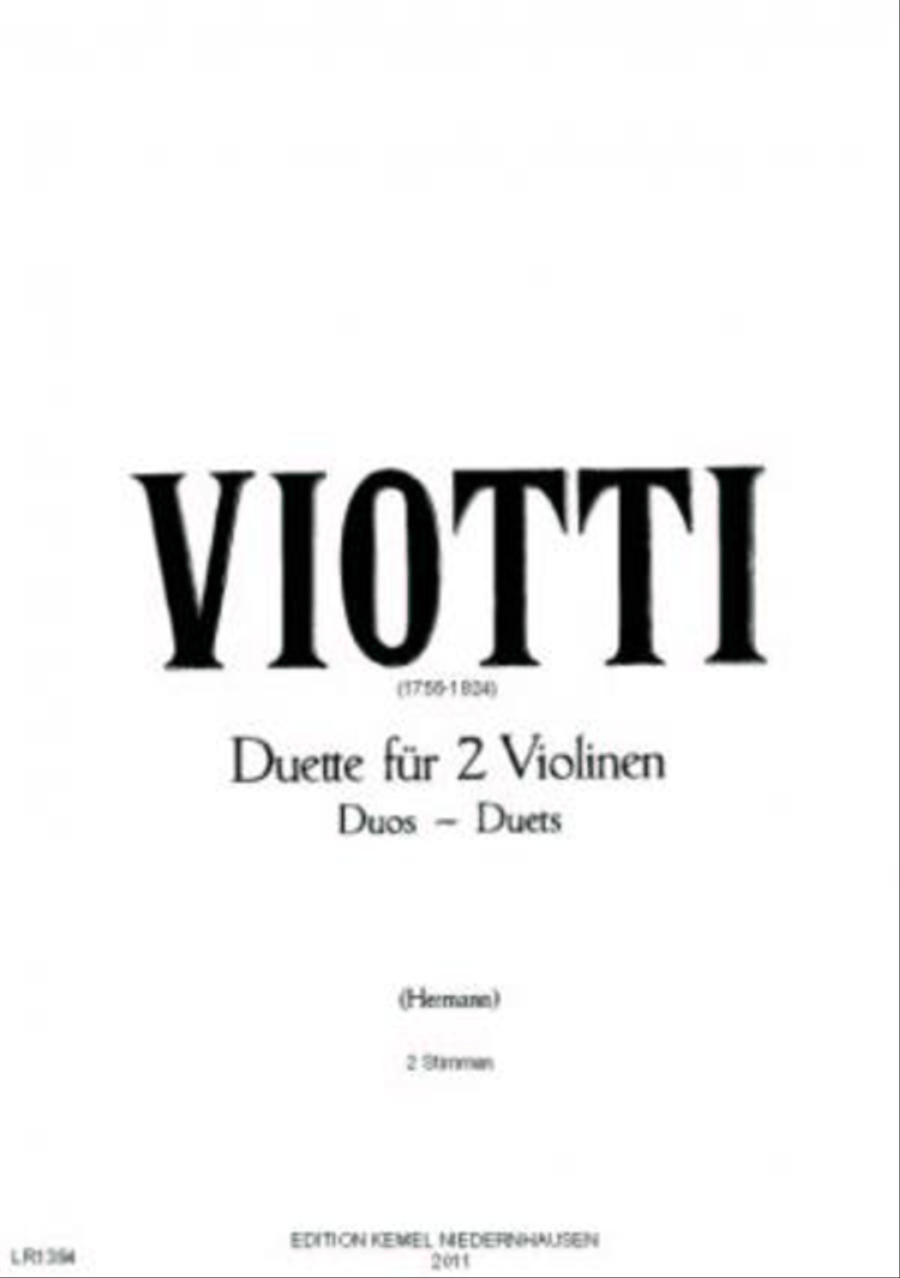 Duette Violin scores gallery preview page 1