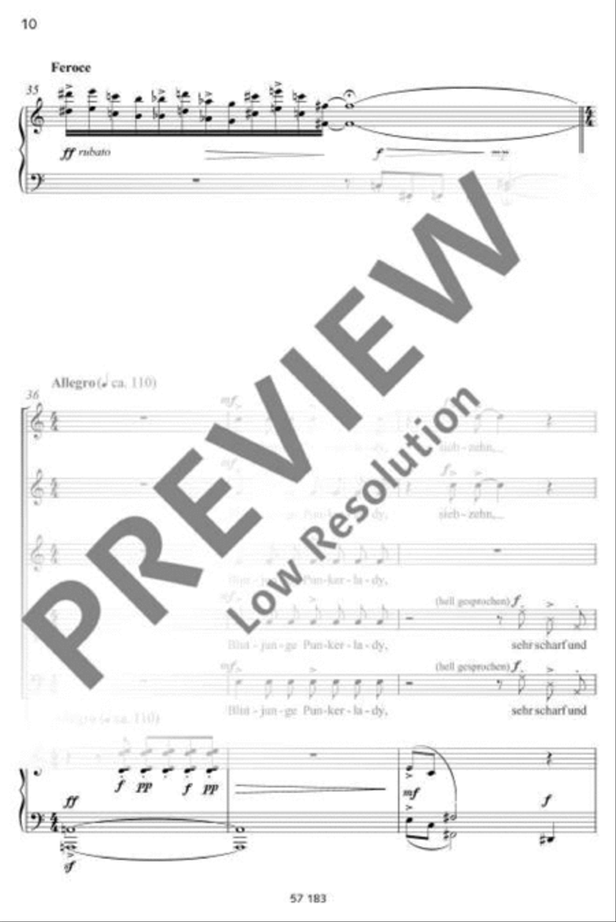 Variationen über die Liebe Mixed Choir scores gallery preview page 11