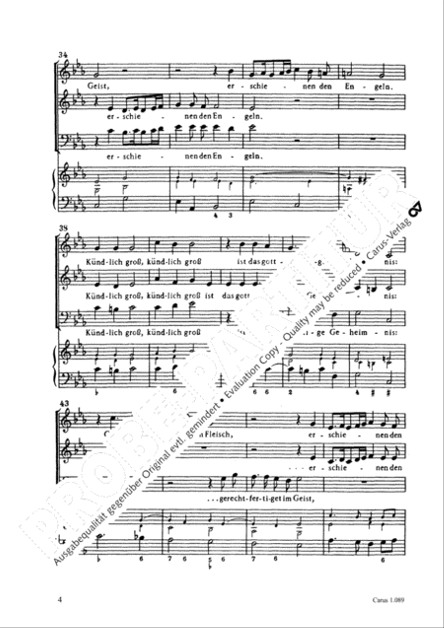 Kundlich gross ist das gottselige 3-Part scores gallery preview page 5
