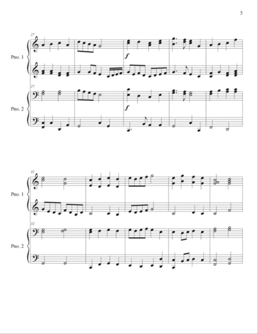 For the Beauty of the Earth Advanced Piano Duet For the Beauty of the Earth Advanced Piano Duet 1 Piano, 4-Hands scores gallery preview page 5