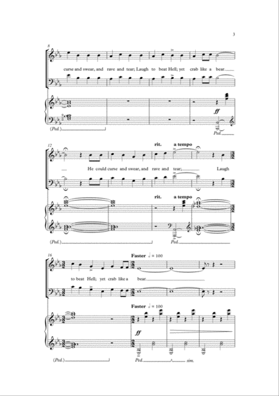 Seattle Red 4-Part scores gallery preview page 3