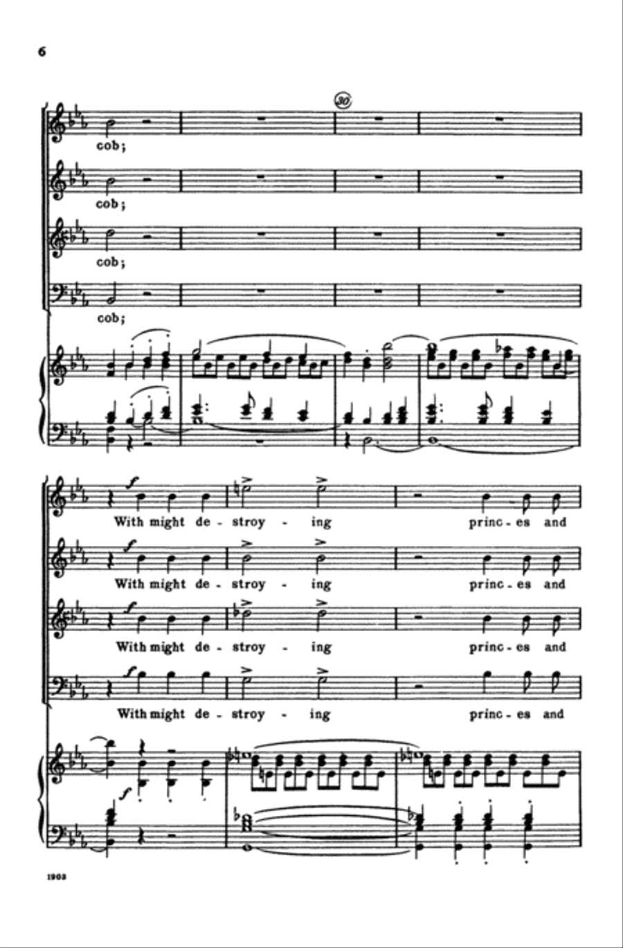 There Shall a Star Come Out of Jacob 4-Part scores gallery preview page 6