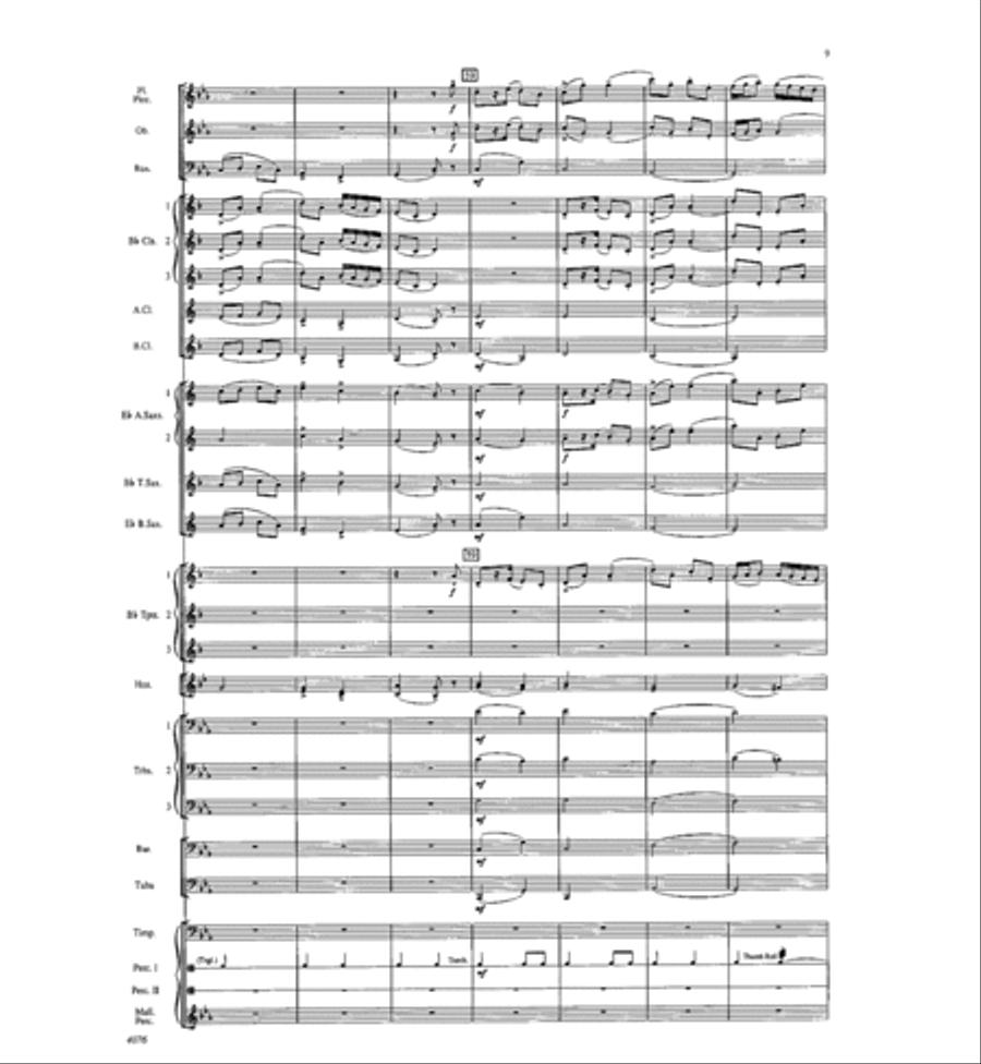 West Highlands Sojourn West Highlands Sojourn Concert Band scores gallery preview page 10