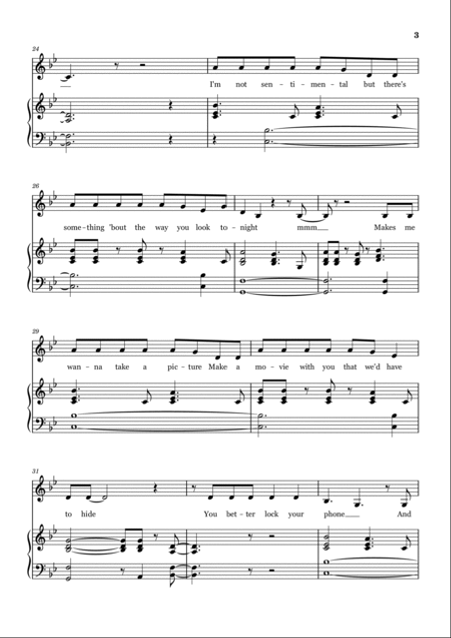 Billie Bossa Nova Voice scores gallery preview page 3