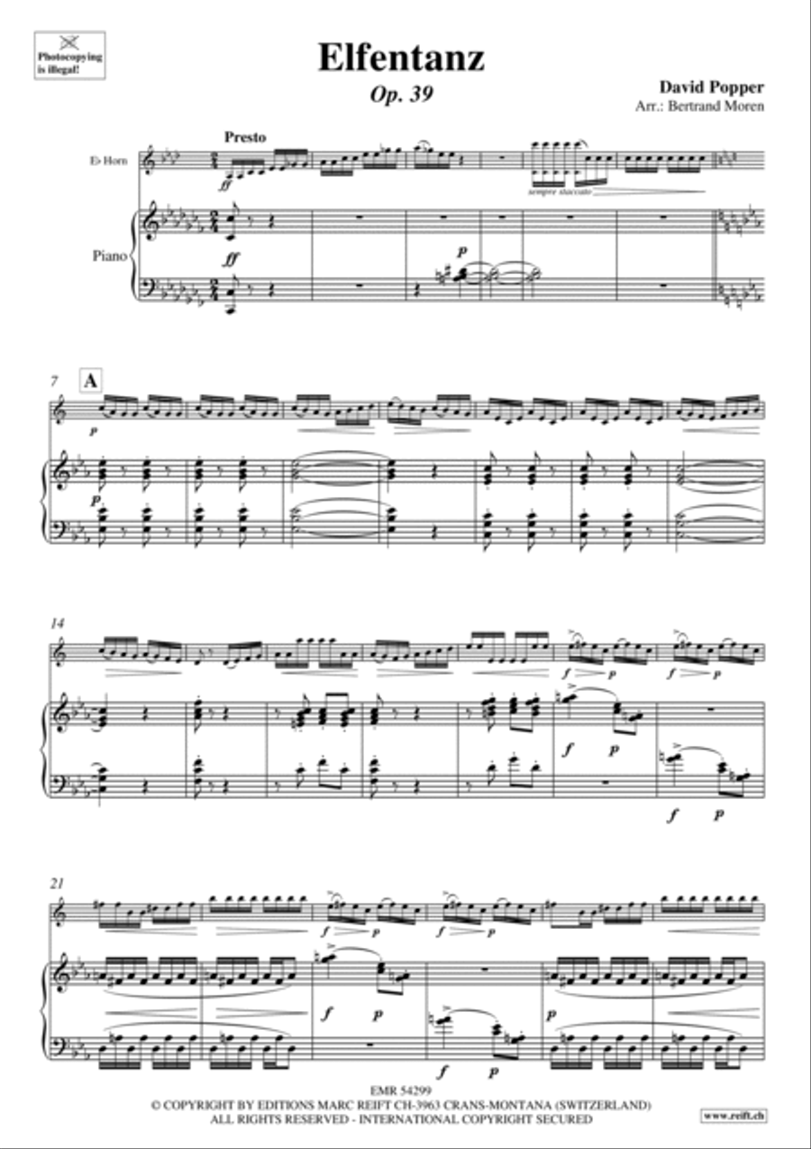 Elfentanz Elfentanz Horn scores gallery preview page 4