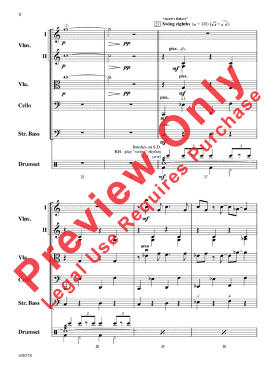 Fantastic Beasts and Where to Find Them String Orchestra scores gallery preview page 7