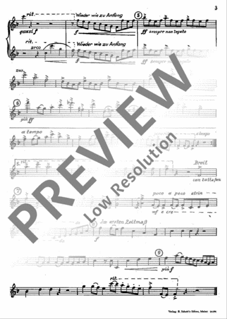 Zum Lob der Musik TB scores gallery preview page 3