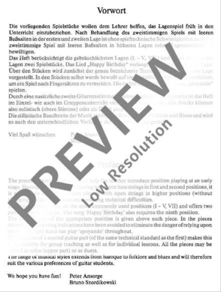 Introduction to Position Playing Score scores gallery preview page 5