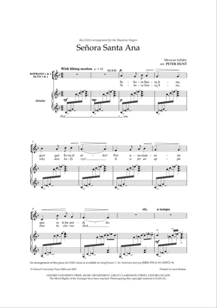 Senora Santa Ana Senora Santa Ana SSAA scores gallery preview page 2