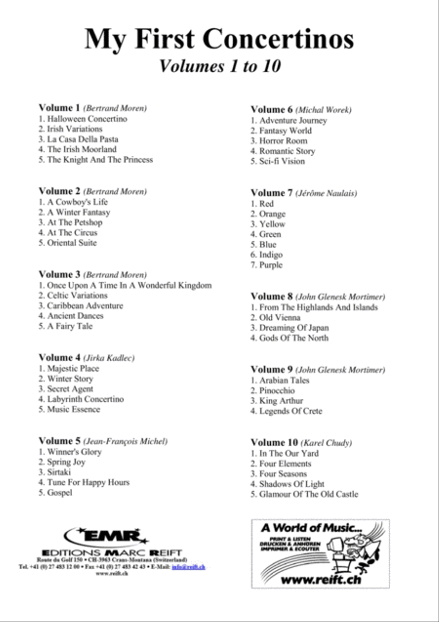 My First Concertinos Volume 5 Piano Accompaniment scores gallery preview page 3