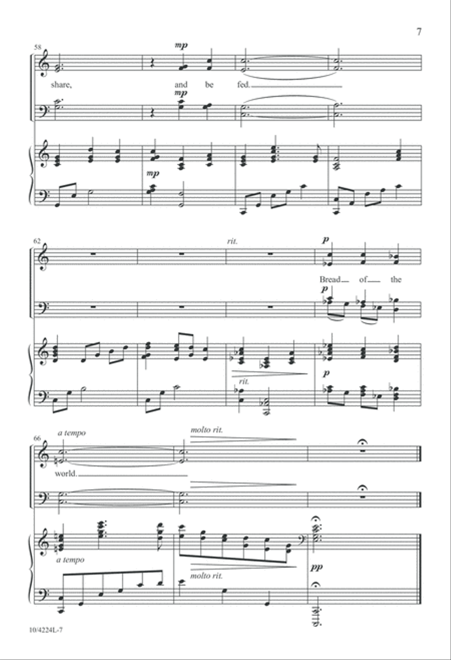 Bread of the World Bread of the World 4-Part scores gallery preview page 8