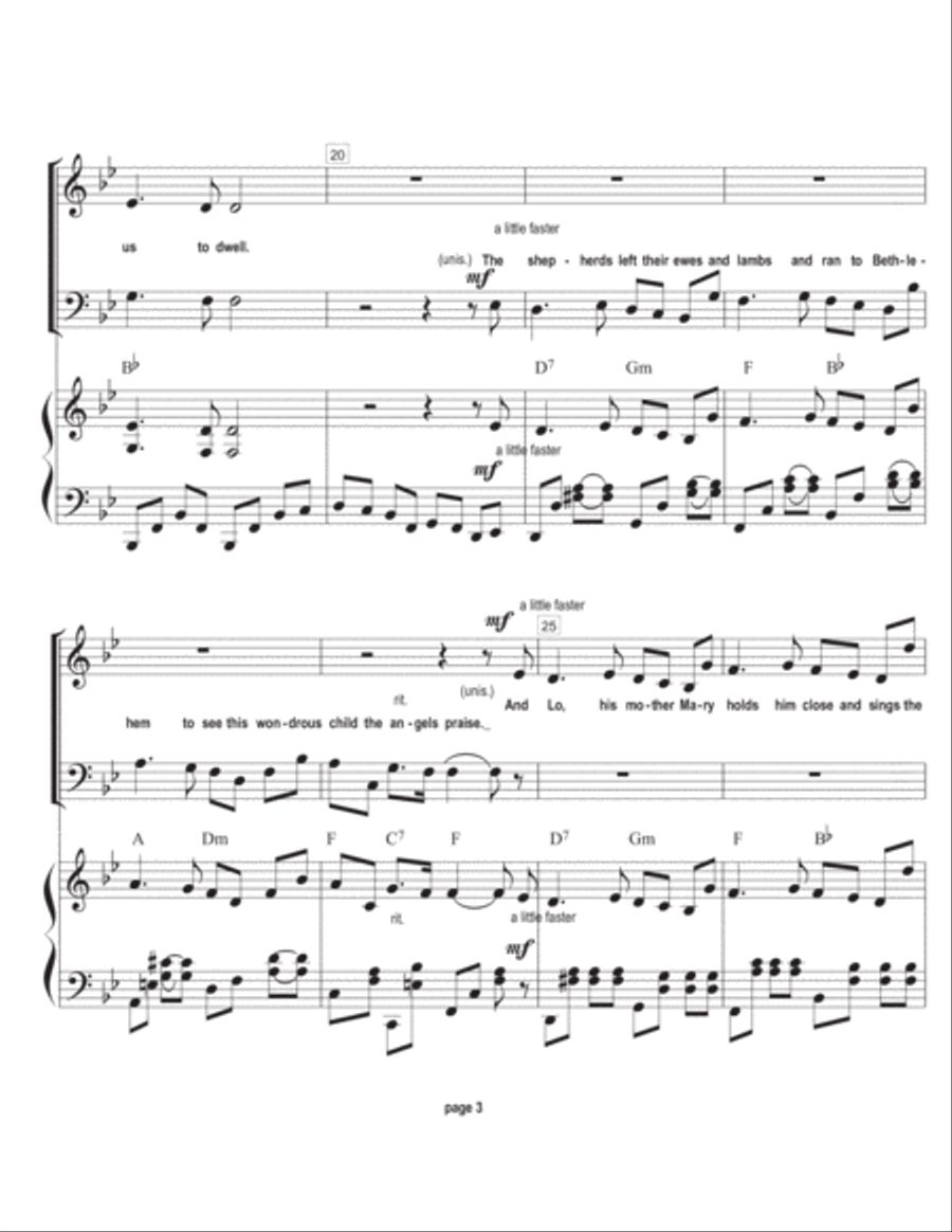 In The Night 4-Part scores gallery preview page 4