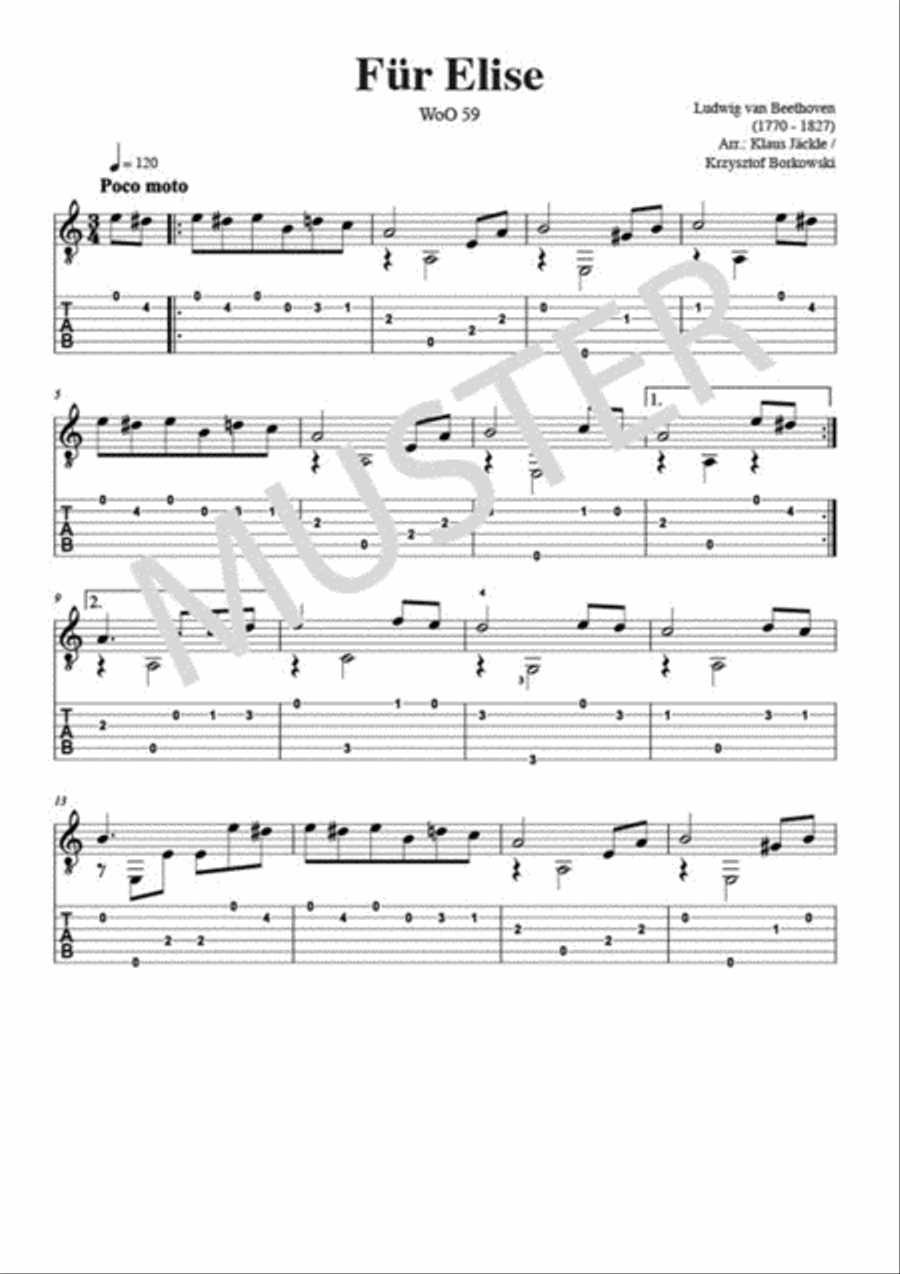 Guitar Guitar Guitar scores gallery preview page 5