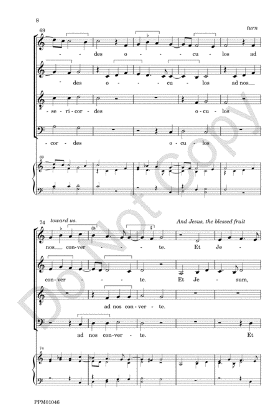 Salve Regina 4-Part scores gallery preview page 12