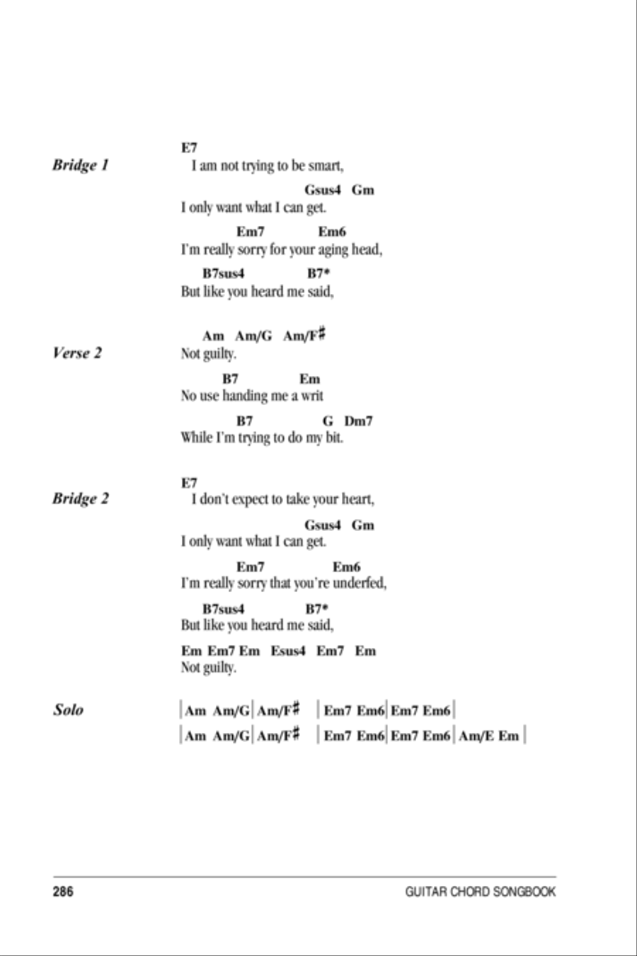 Not Guilty Acoustic Guitar scores gallery preview page 2