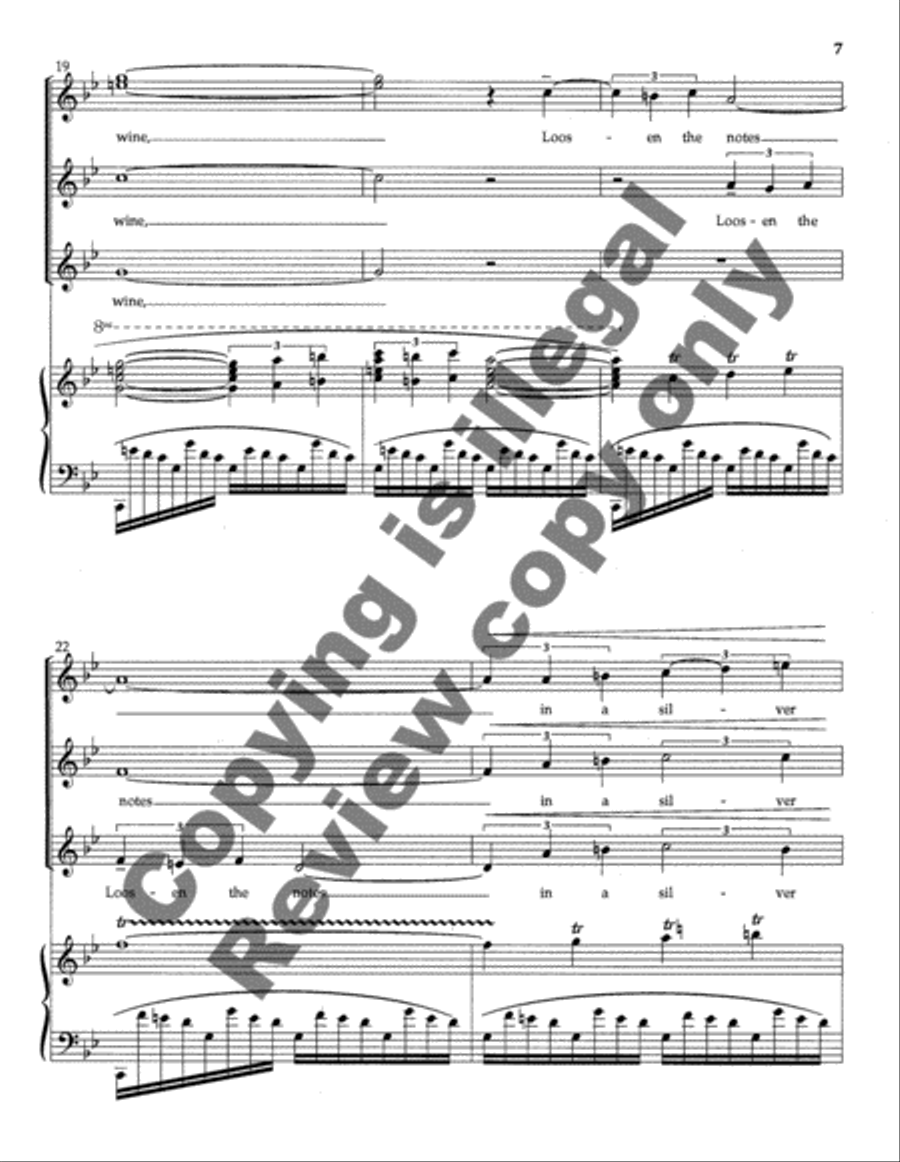 In Praise of Music In Praise of Music SSAA scores gallery preview page 7