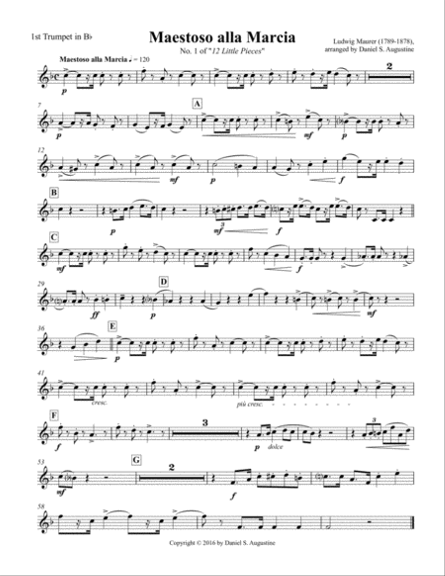 12 Little Pieces Brass Ensemble scores gallery preview page 5