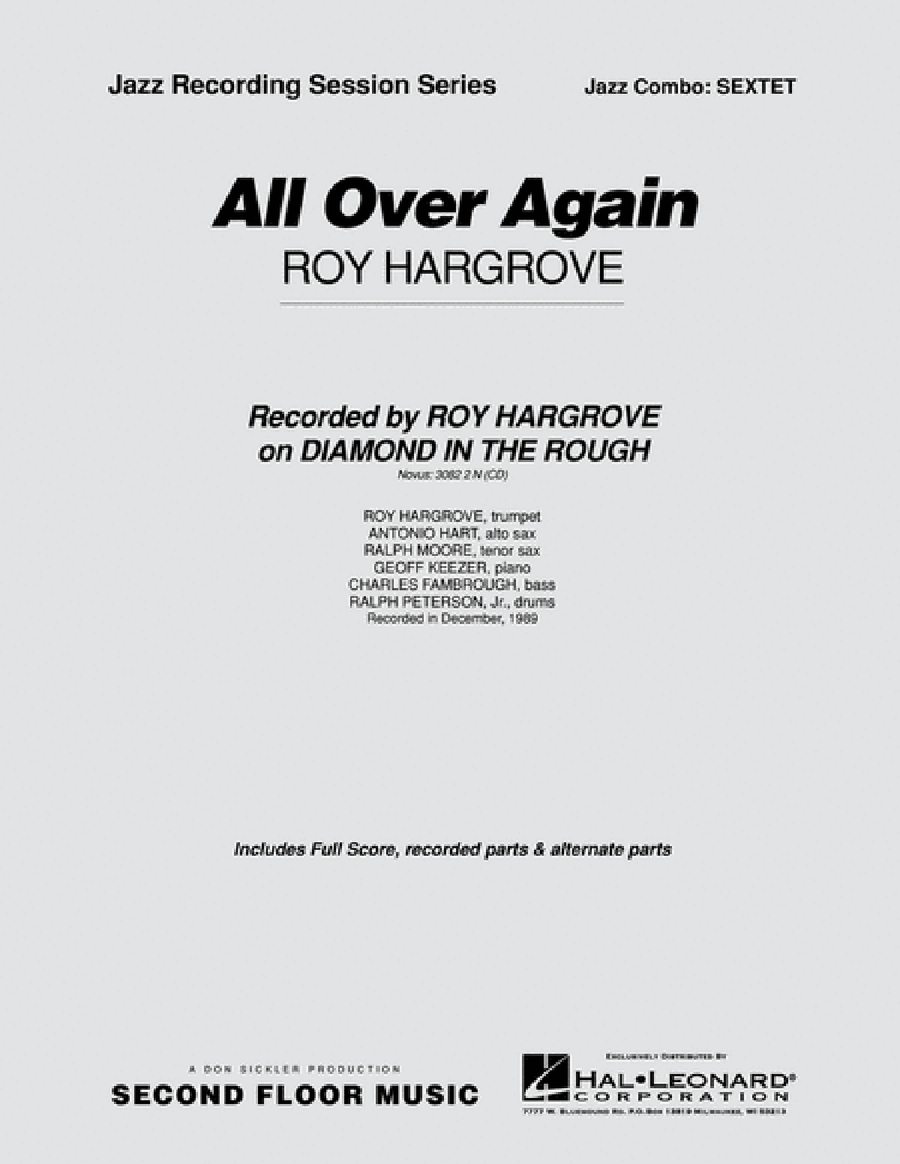 All Over Again Jazz Ensemble scores gallery preview page 1