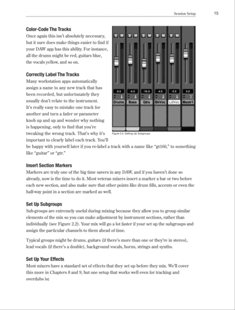 Audio Mixing Boot Camp Textbook scores gallery preview page 9