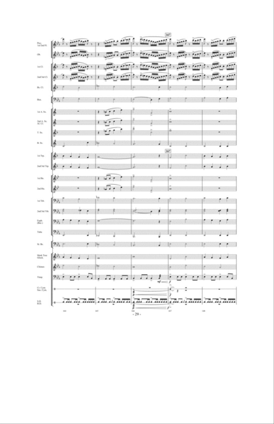 Towards a New Horizon Concert Band scores gallery preview page 28
