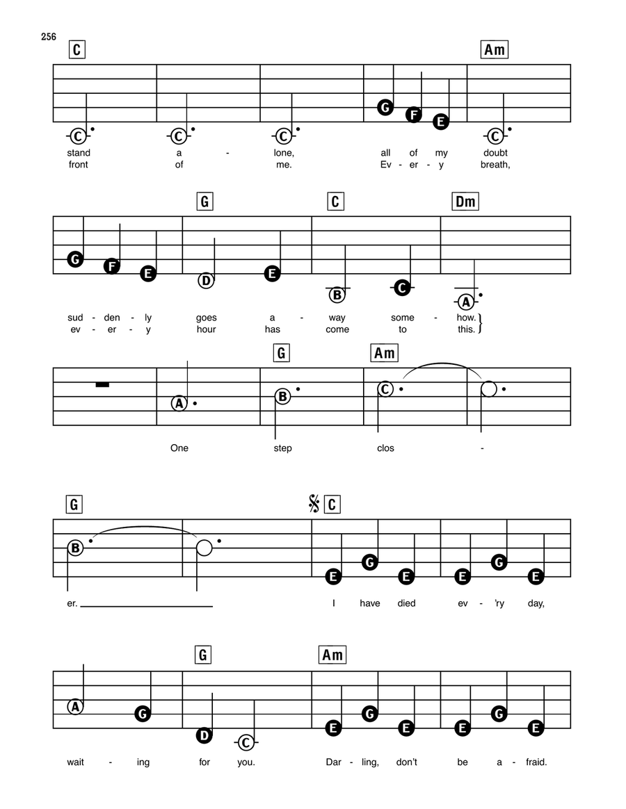 A Thousand Years Electronic Keyboard scores gallery preview page 2