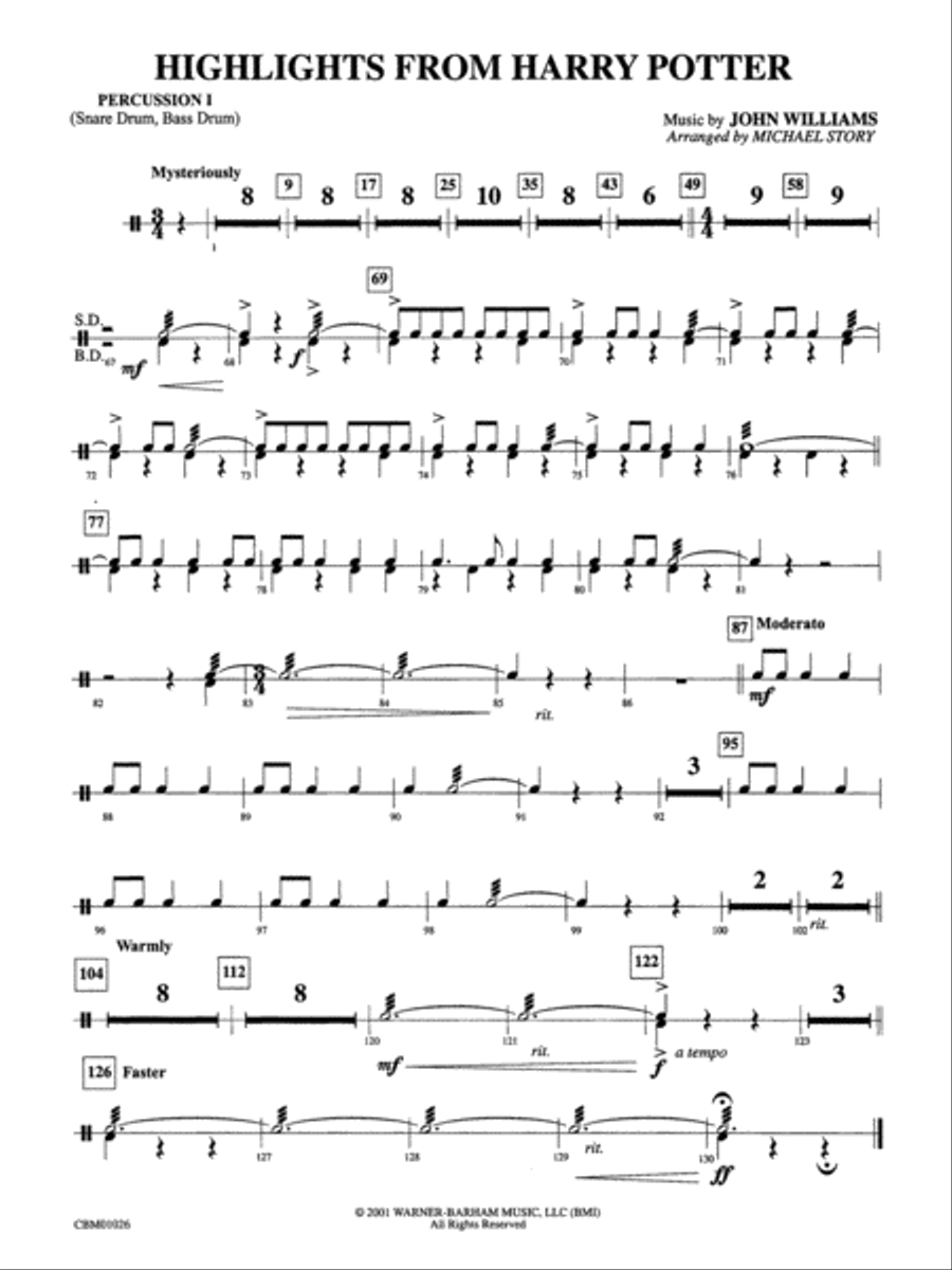 Harry potter body outlet percussion