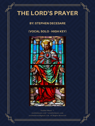Book cover for The Lord's Prayer (Vocal solo - High Key)