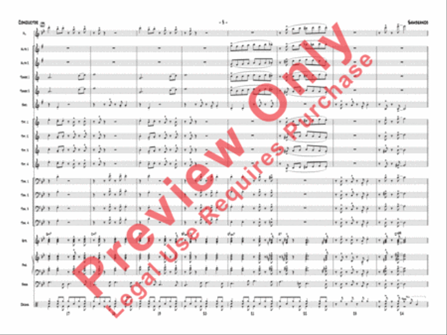 Sambeando Jazz Ensemble scores gallery preview page 6