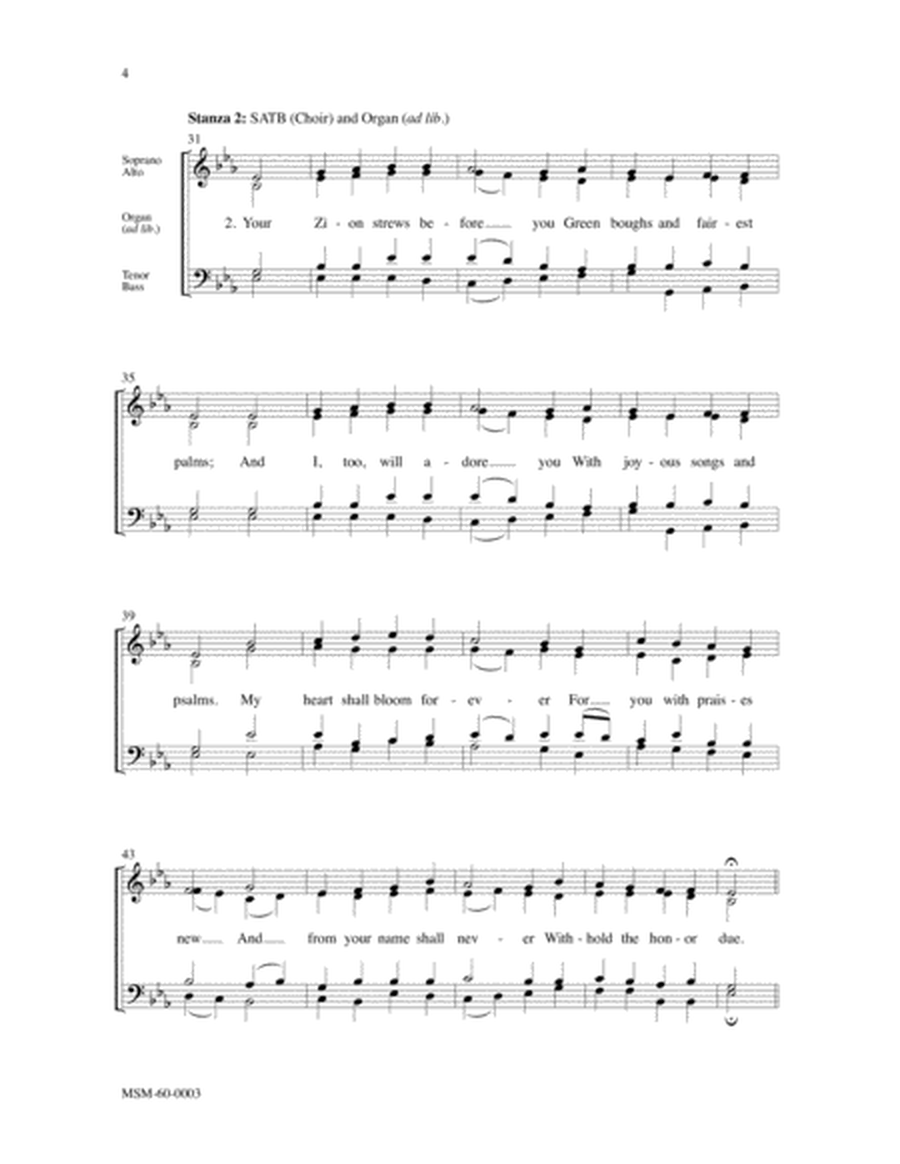 O Lord, How Shall I Meet You (Choral Score) image number null