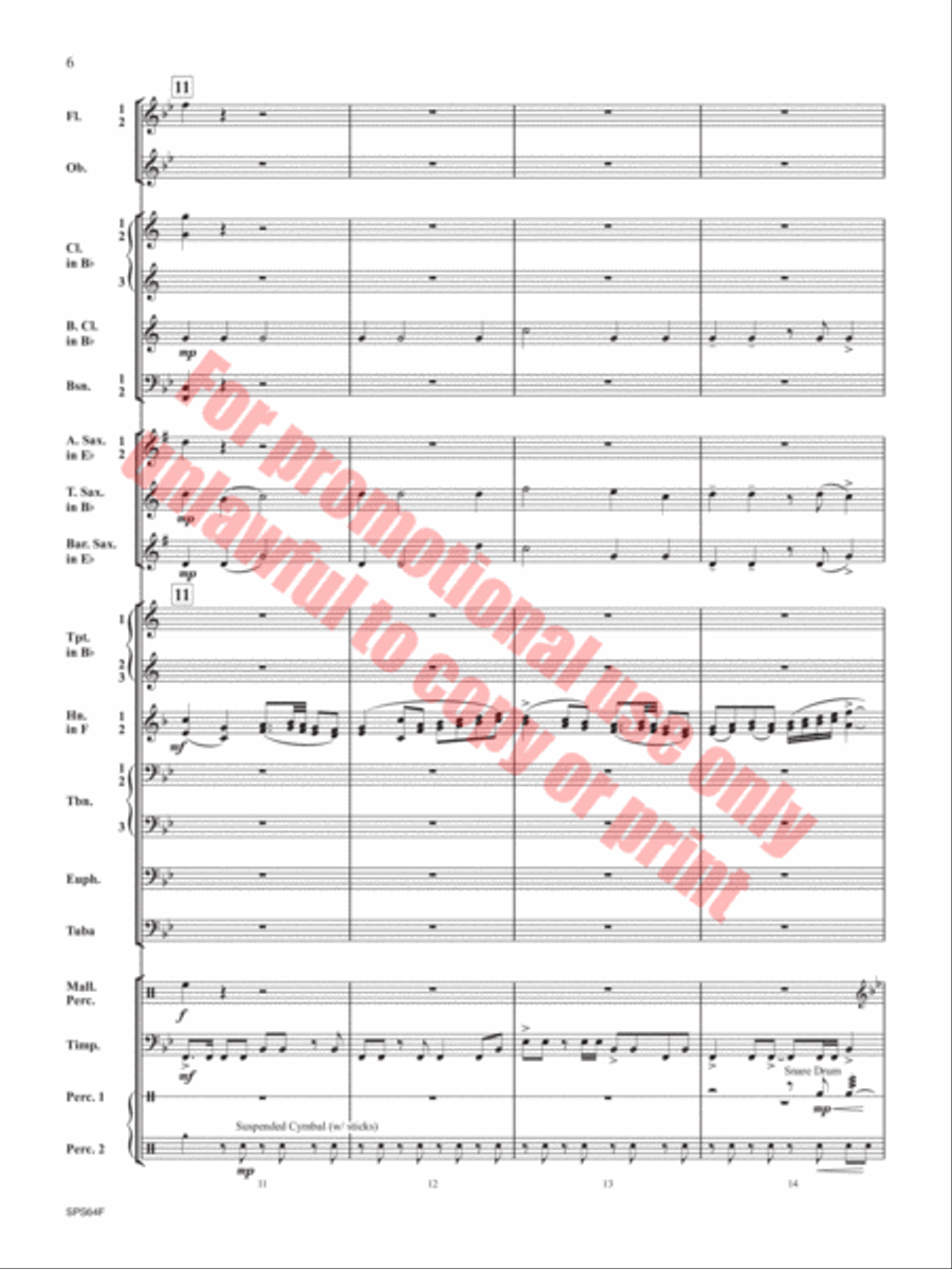 The Rusty Bucket Concert Band scores gallery preview page 7