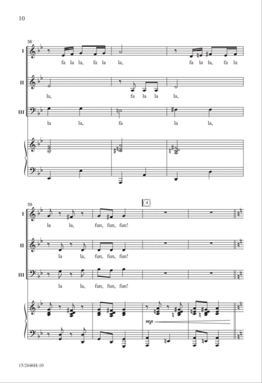 Fun, Fun, Fun! Fun, Fun, Fun! 3-Part scores gallery preview page 11
