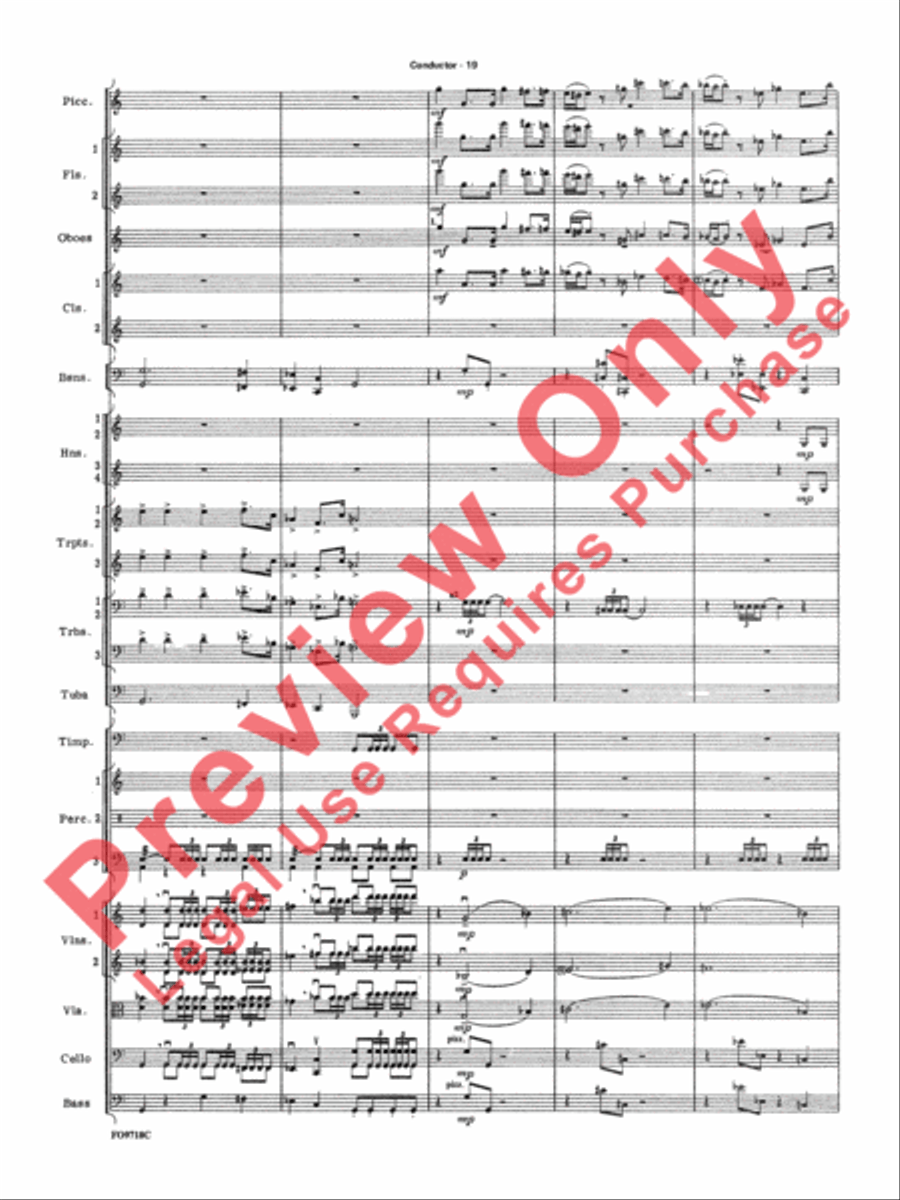 The Empire Strikes Back Medley Full Orchestra scores gallery preview page 22