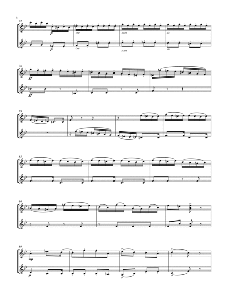Miniature Overture Violin Duet-Score and Parts image number null