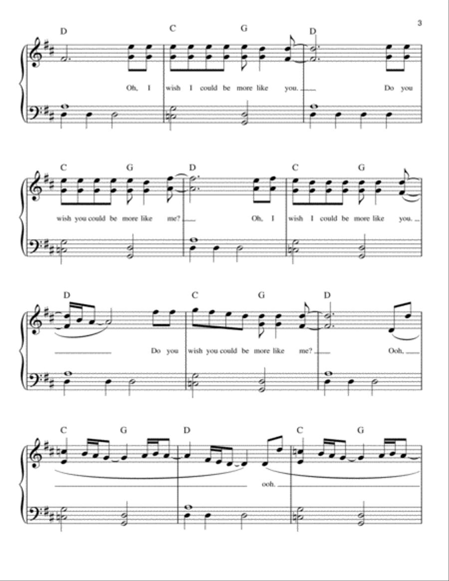 Hey Angel Hey Angel Easy Piano scores gallery preview page 3