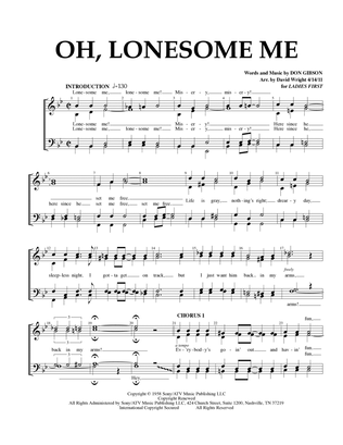 Oh, Lonesome Me