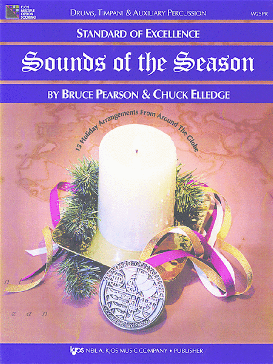 Standard of Excellence: Sounds of the Season-Drums, Timpani & Auxiliary Percussion Concert Band Methods scores gallery preview page 1