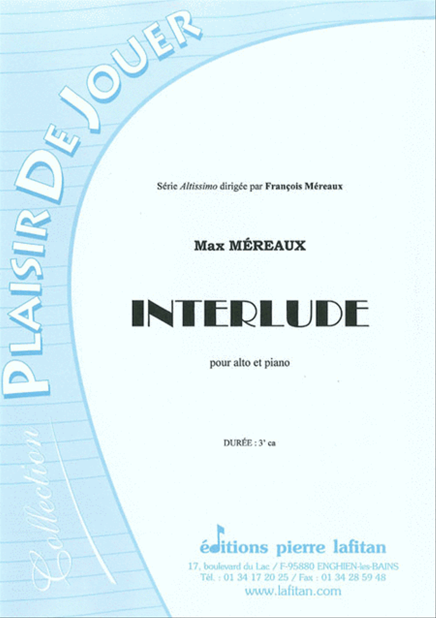 Interlude Interlude Piano Accompaniment scores gallery preview page 1