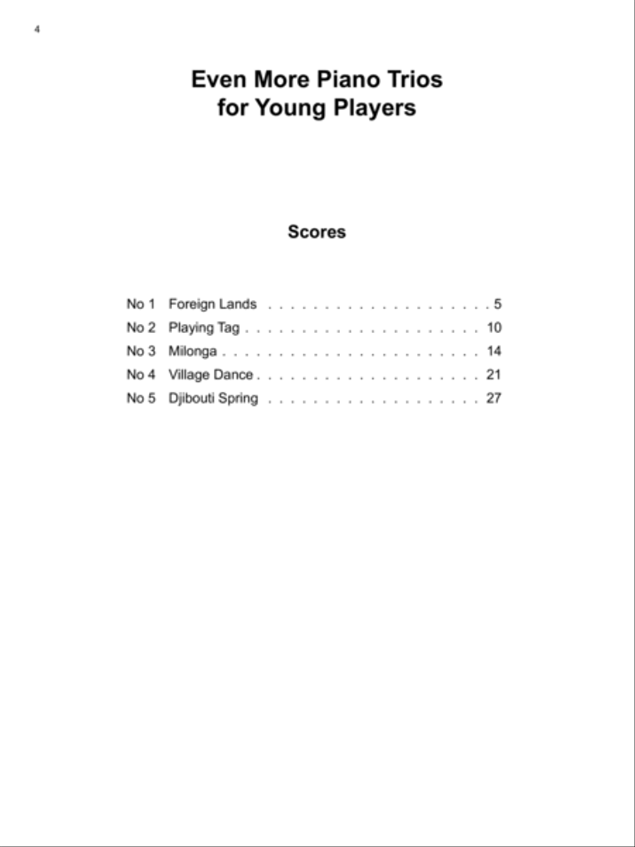 Even More Piano Trios For Young Players Piano Trio scores gallery preview page 2