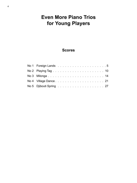 Even More Piano Trios For Young Players