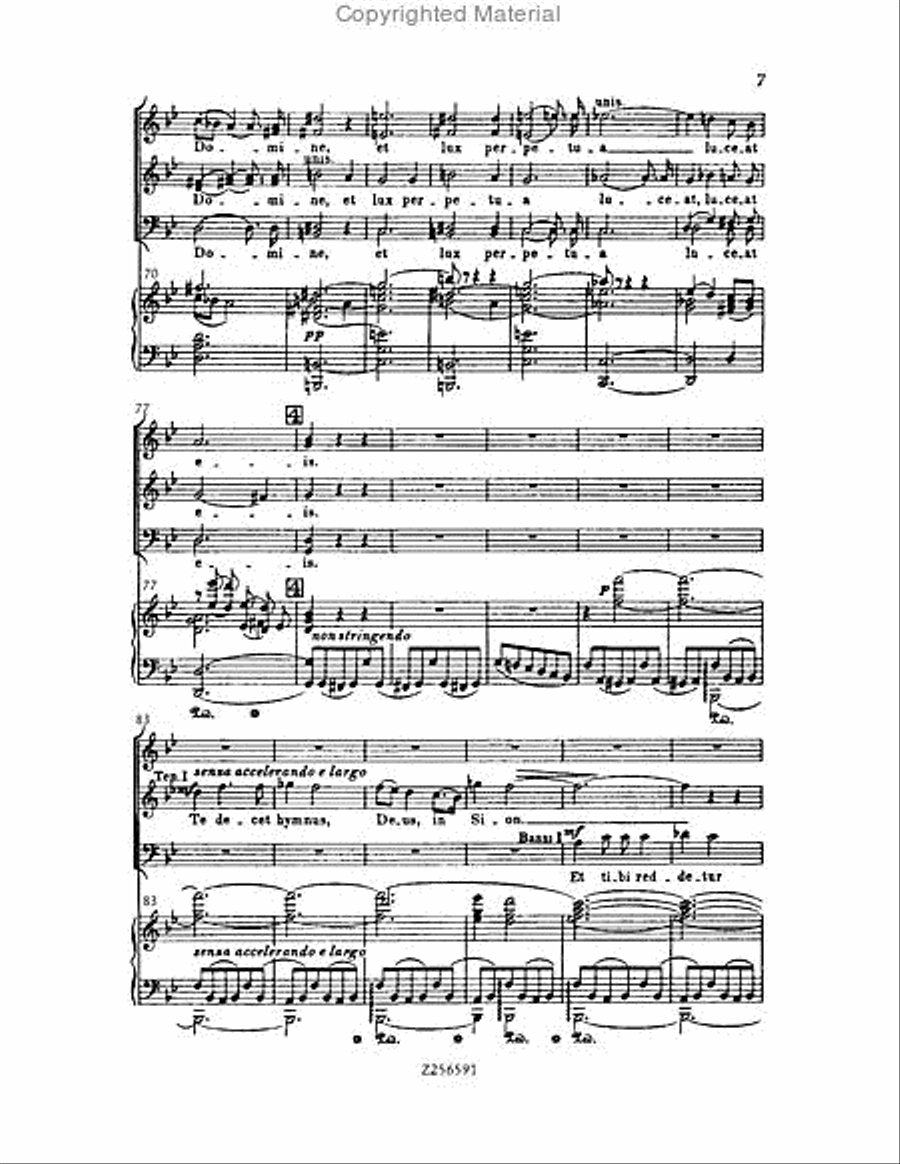 Grande Messe du Morts, H 75 Choir scores gallery preview page 7