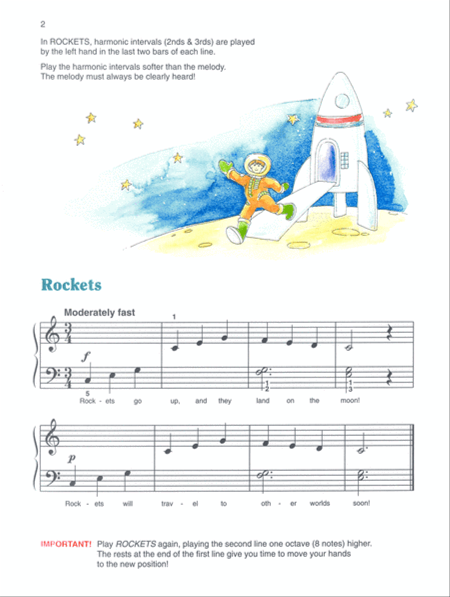 Alfred's Basic All-in-One Course, Book 2 Piano Method scores gallery preview page 2