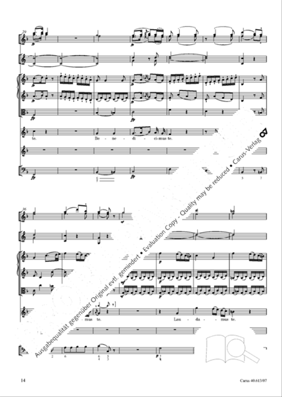 Mass in C (Missa in C) Mass in C (Missa in C) 4-Part scores gallery preview page 21
