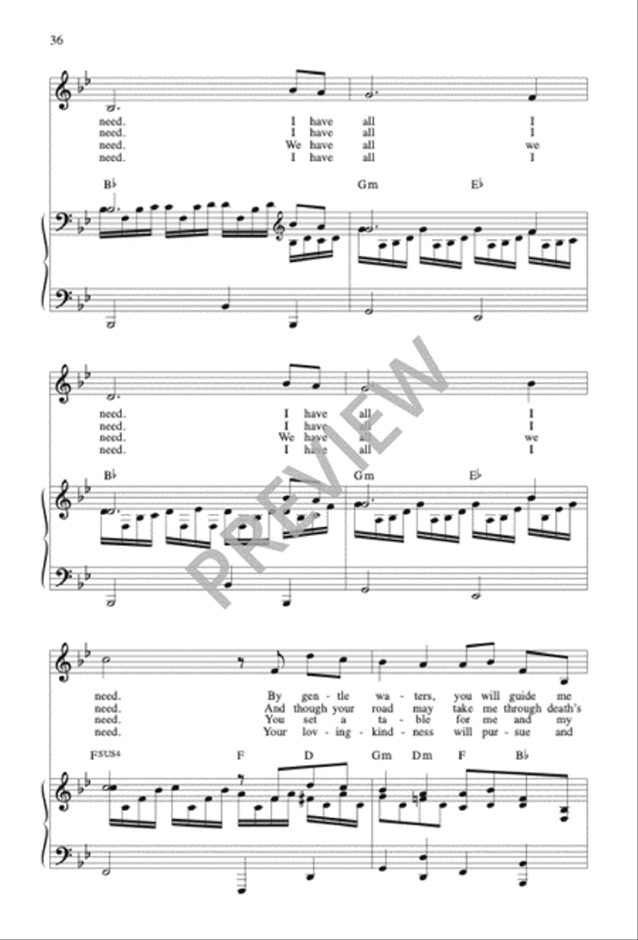 Sing No Empty Alleluias Sacred scores gallery preview page 33