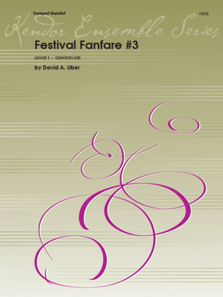 Book cover for Festival Fanfare #3