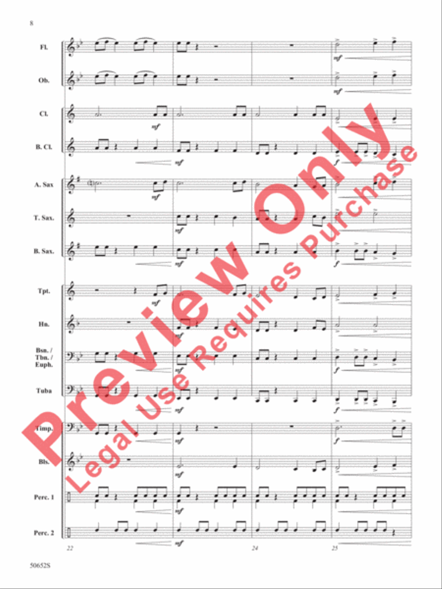 Guardians Concert Band scores gallery preview page 9