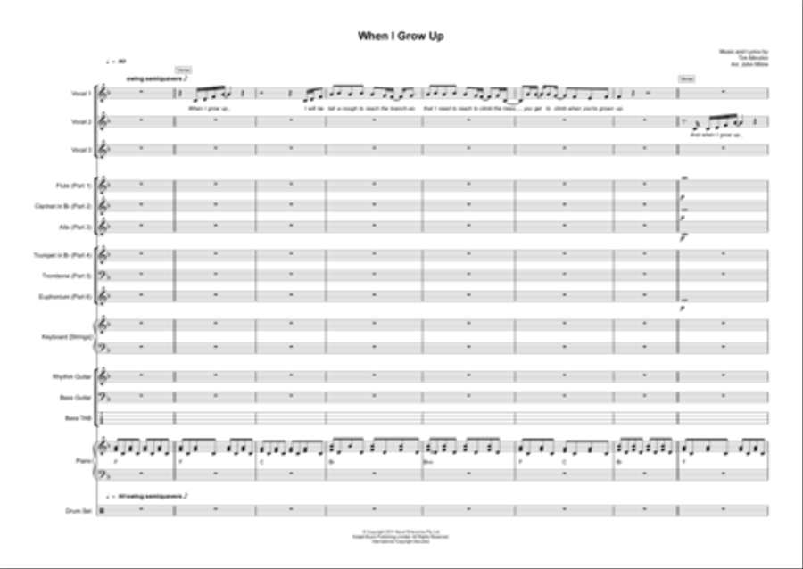 When I Grow Up (reprise) Choir scores gallery preview page 2