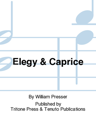 Book cover for Elegy & Caprice