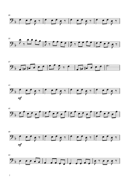 Carol of the Bells - String Bass Solo w/ Piano image number null